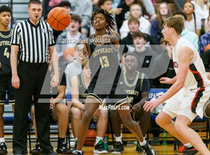 Thumbnail 2 in Lincoln Southeast vs. Lincoln High (HAC Tournament Final) photogallery.