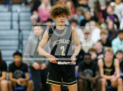 Thumbnail 2 in Lincoln Southeast vs. Lincoln High (HAC Tournament Final) photogallery.