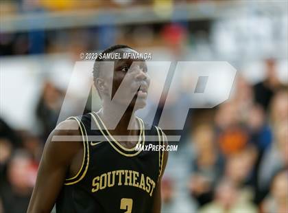 Thumbnail 1 in Lincoln Southeast vs. Lincoln High (HAC Tournament Final) photogallery.
