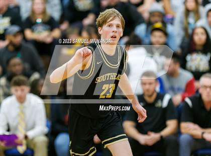 Thumbnail 1 in Lincoln Southeast vs. Lincoln High (HAC Tournament Final) photogallery.