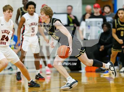 Thumbnail 2 in Lincoln Southeast vs. Lincoln High (HAC Tournament Final) photogallery.