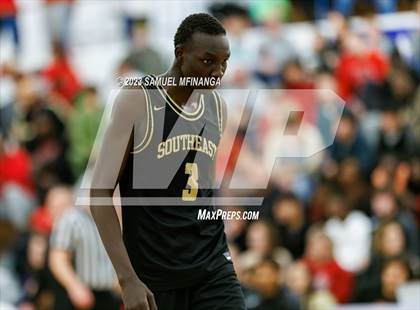 Thumbnail 2 in Lincoln Southeast vs. Lincoln High (HAC Tournament Final) photogallery.