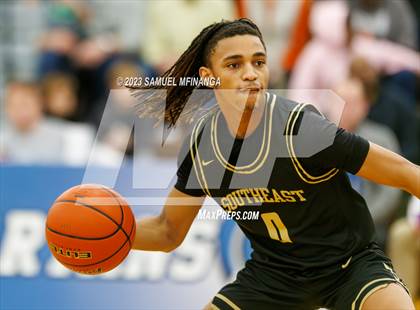 Thumbnail 1 in Lincoln Southeast vs. Lincoln High (HAC Tournament Final) photogallery.
