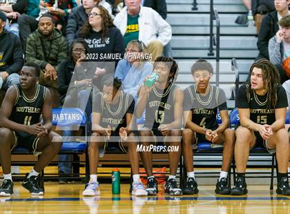 Thumbnail 2 in Lincoln Southeast vs. Lincoln High (HAC Tournament Final) photogallery.