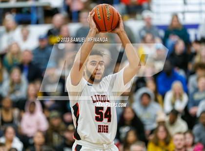 Thumbnail 2 in Lincoln Southeast vs. Lincoln High (HAC Tournament Final) photogallery.
