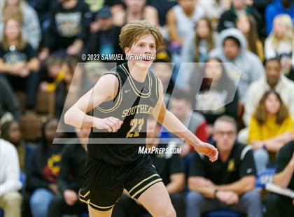 Thumbnail 2 in Lincoln Southeast vs. Lincoln High (HAC Tournament Final) photogallery.