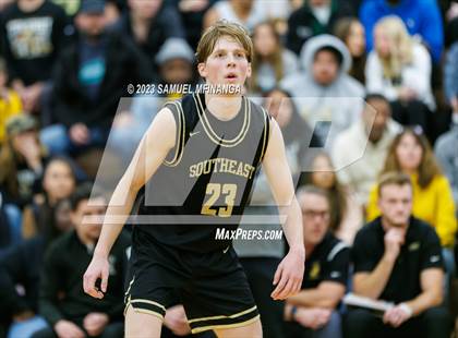 Thumbnail 2 in Lincoln Southeast vs. Lincoln High (HAC Tournament Final) photogallery.