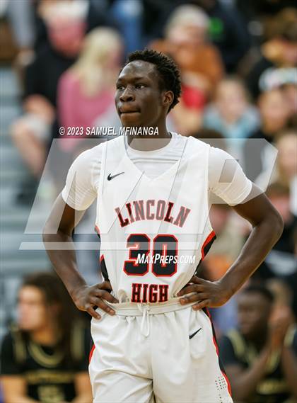 Thumbnail 3 in Lincoln Southeast vs. Lincoln High (HAC Tournament Final) photogallery.