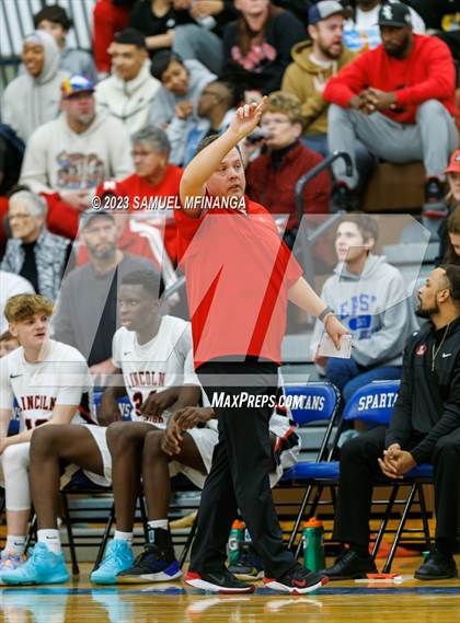 Thumbnail 3 in Lincoln Southeast vs. Lincoln High (HAC Tournament Final) photogallery.