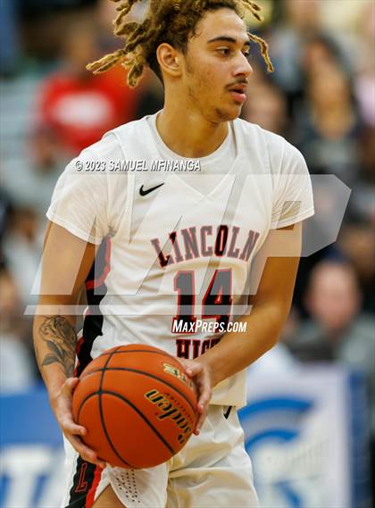 Thumbnail 3 in Lincoln Southeast vs. Lincoln High (HAC Tournament Final) photogallery.