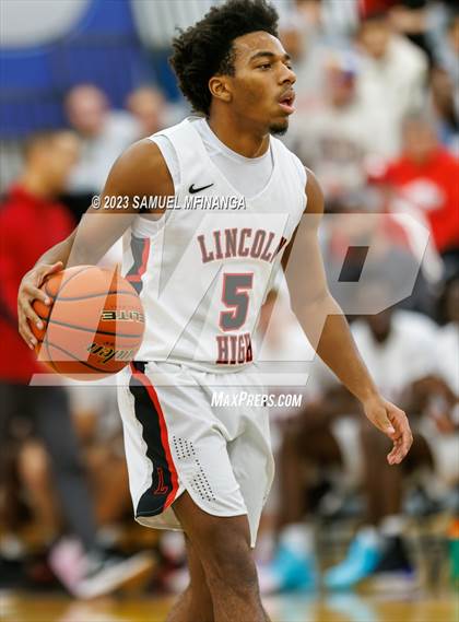 Thumbnail 3 in Lincoln Southeast vs. Lincoln High (HAC Tournament Final) photogallery.