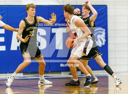 Thumbnail 1 in Lincoln Southeast vs. Lincoln High (HAC Tournament Final) photogallery.