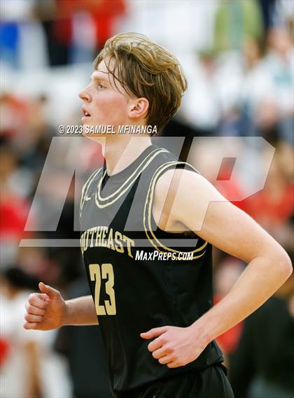 Thumbnail 1 in Lincoln Southeast vs. Lincoln High (HAC Tournament Final) photogallery.