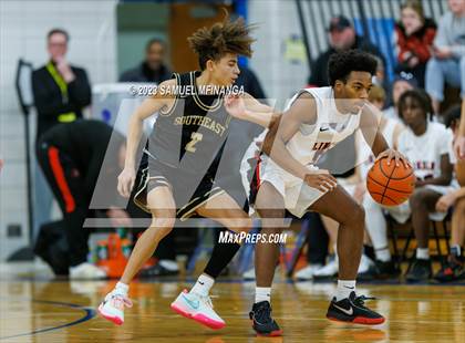 Thumbnail 3 in Lincoln Southeast vs. Lincoln High (HAC Tournament Final) photogallery.
