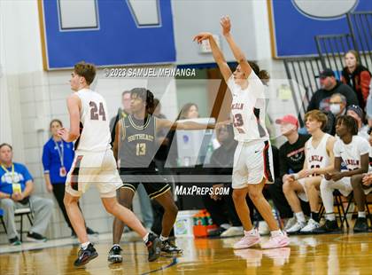 Thumbnail 2 in Lincoln Southeast vs. Lincoln High (HAC Tournament Final) photogallery.