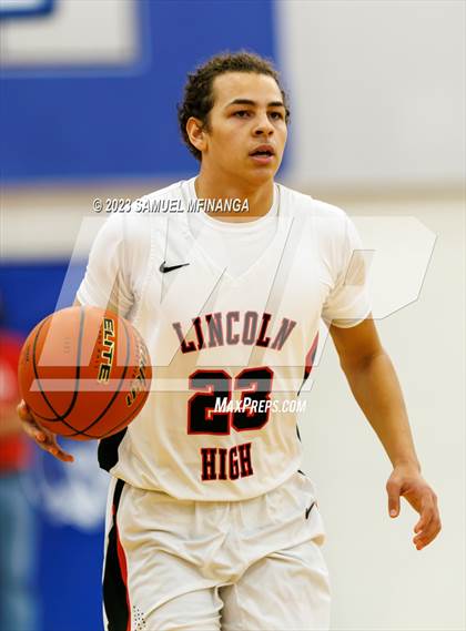 Thumbnail 3 in Lincoln Southeast vs. Lincoln High (HAC Tournament Final) photogallery.
