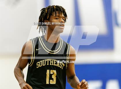 Thumbnail 1 in Lincoln Southeast vs. Lincoln High (HAC Tournament Final) photogallery.