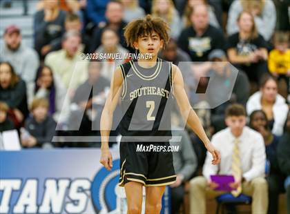 Thumbnail 2 in Lincoln Southeast vs. Lincoln High (HAC Tournament Final) photogallery.