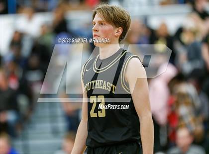 Thumbnail 2 in Lincoln Southeast vs. Lincoln High (HAC Tournament Final) photogallery.