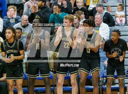 Thumbnail 2 in Lincoln Southeast vs. Lincoln High (HAC Tournament Final) photogallery.