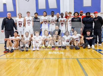 Thumbnail 2 in Lincoln Southeast vs. Lincoln High (HAC Tournament Final) photogallery.