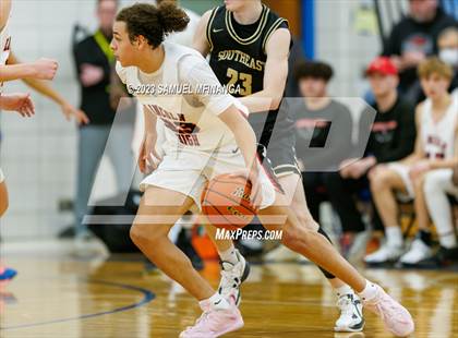 Thumbnail 1 in Lincoln Southeast vs. Lincoln High (HAC Tournament Final) photogallery.