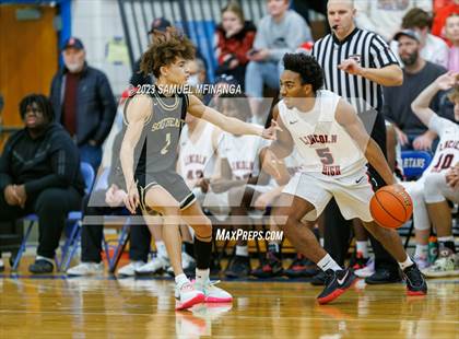 Thumbnail 3 in Lincoln Southeast vs. Lincoln High (HAC Tournament Final) photogallery.