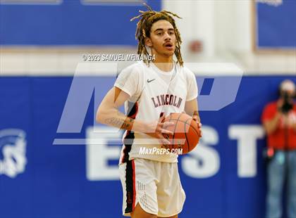 Thumbnail 1 in Lincoln Southeast vs. Lincoln High (HAC Tournament Final) photogallery.