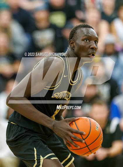 Thumbnail 3 in Lincoln Southeast vs. Lincoln High (HAC Tournament Final) photogallery.
