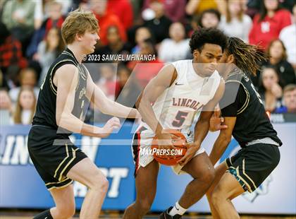 Thumbnail 3 in Lincoln Southeast vs. Lincoln High (HAC Tournament Final) photogallery.