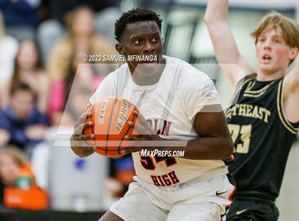 Thumbnail 2 in Lincoln Southeast vs. Lincoln High (HAC Tournament Final) photogallery.