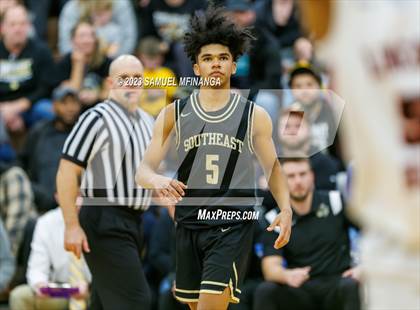 Thumbnail 1 in Lincoln Southeast vs. Lincoln High (HAC Tournament Final) photogallery.