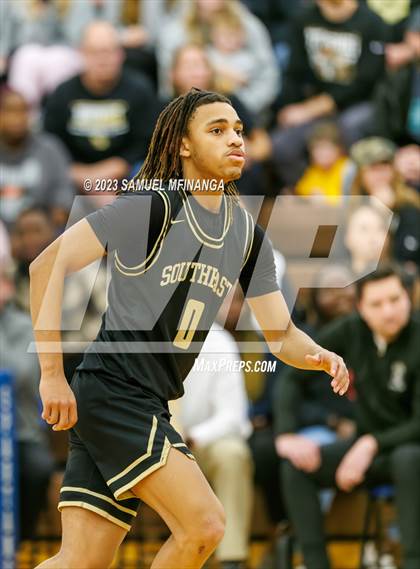 Thumbnail 3 in Lincoln Southeast vs. Lincoln High (HAC Tournament Final) photogallery.