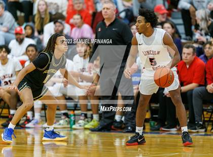 Thumbnail 2 in Lincoln Southeast vs. Lincoln High (HAC Tournament Final) photogallery.