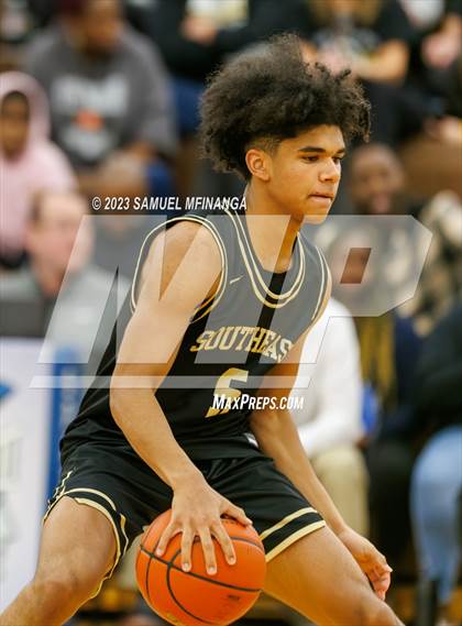 Thumbnail 1 in Lincoln Southeast vs. Lincoln High (HAC Tournament Final) photogallery.
