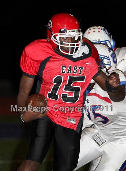 Thumbnail 1 in Cherry Creek @ Denver East (CHSAA 5A Playoffs) photogallery.