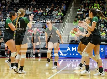Thumbnail 1 in Blum vs. Neches (UIL 1A Volleyball Semi-Final) photogallery.