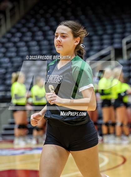 Thumbnail 3 in Blum vs. Neches (UIL 1A Volleyball Semi-Final) photogallery.
