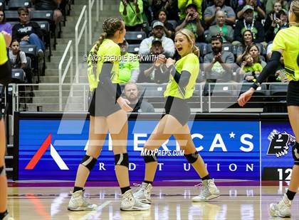 Thumbnail 3 in Blum vs. Neches (UIL 1A Volleyball Semi-Final) photogallery.