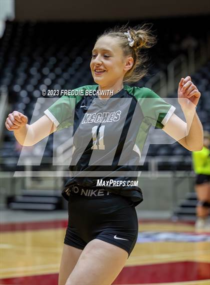 Thumbnail 2 in Blum vs. Neches (UIL 1A Volleyball Semi-Final) photogallery.