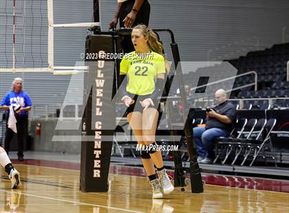Thumbnail 2 in Blum vs. Neches (UIL 1A Volleyball Semi-Final) photogallery.