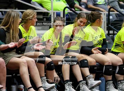 Thumbnail 3 in Blum vs. Neches (UIL 1A Volleyball Semi-Final) photogallery.