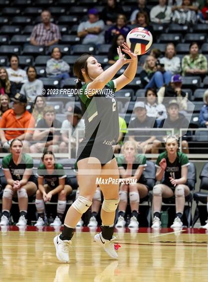 Thumbnail 3 in Blum vs. Neches (UIL 1A Volleyball Semi-Final) photogallery.