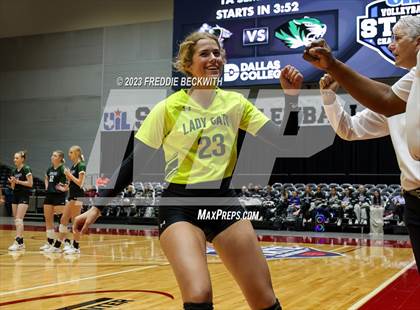 Thumbnail 2 in Blum vs. Neches (UIL 1A Volleyball Semi-Final) photogallery.