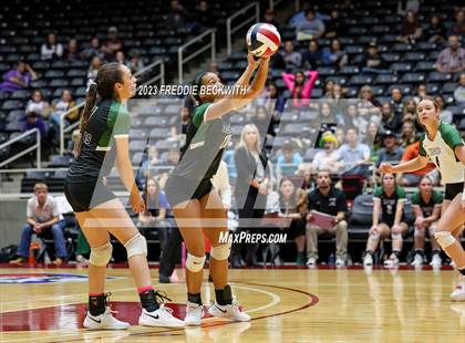 Thumbnail 1 in Blum vs. Neches (UIL 1A Volleyball Semi-Final) photogallery.