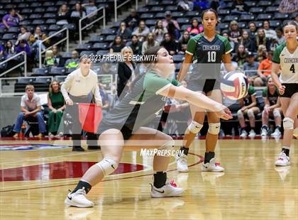 Thumbnail 1 in Blum vs. Neches (UIL 1A Volleyball Semi-Final) photogallery.