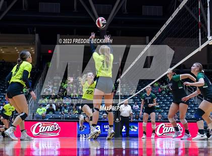 Thumbnail 2 in Blum vs. Neches (UIL 1A Volleyball Semi-Final) photogallery.