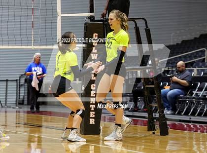 Thumbnail 3 in Blum vs. Neches (UIL 1A Volleyball Semi-Final) photogallery.
