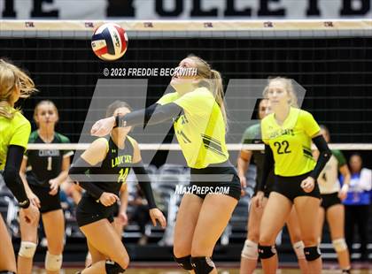 Thumbnail 1 in Blum vs. Neches (UIL 1A Volleyball Semi-Final) photogallery.