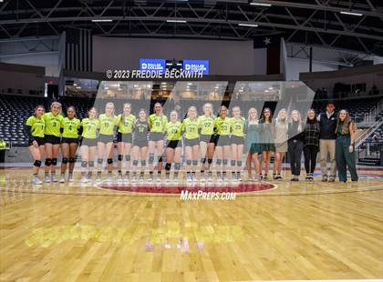 Thumbnail 2 in Blum vs. Neches (UIL 1A Volleyball Semi-Final) photogallery.